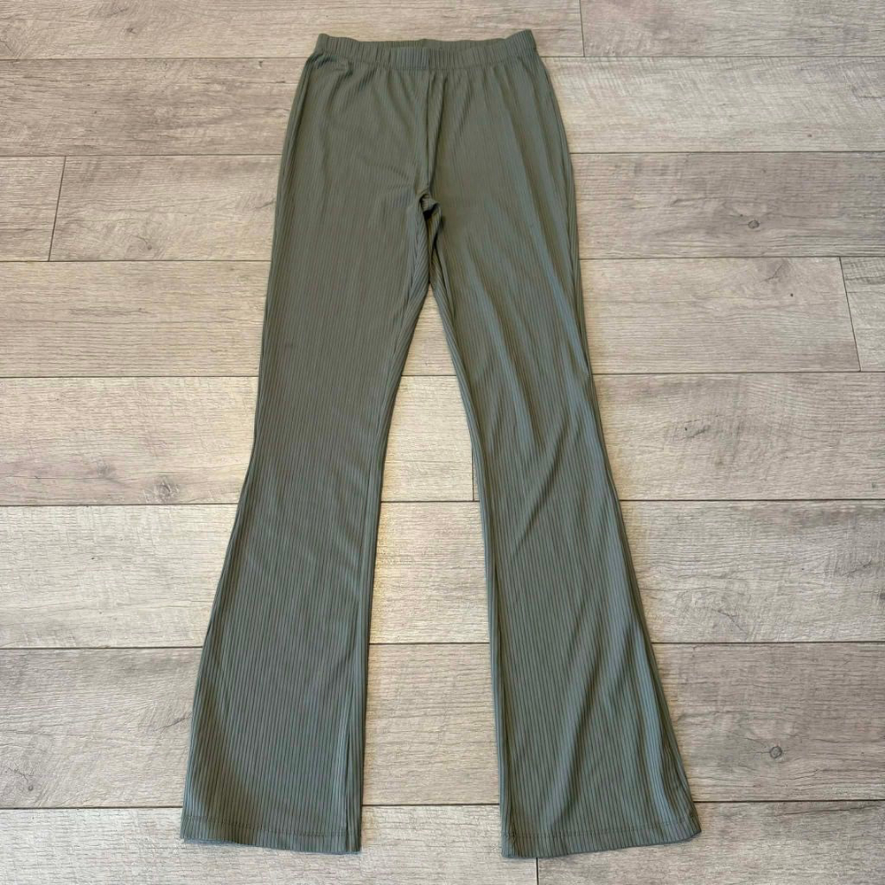 Women's Ambiance Flare & Wide Leg Pants in Green, Size S